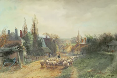 Billingshurst, 1915, ein Dorf in Sussex